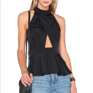 House of Harlow 1960 keyhole peplum